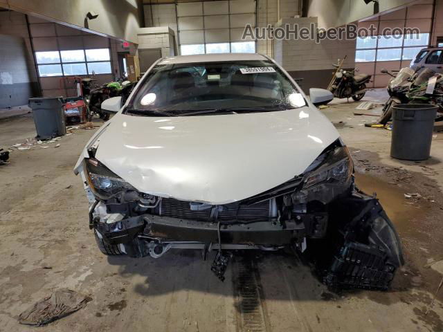 2019 Toyota Corolla L White vin: 5YFBURHEXKP935293