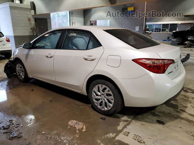 2019 Toyota Corolla L White vin: 5YFBURHEXKP935293