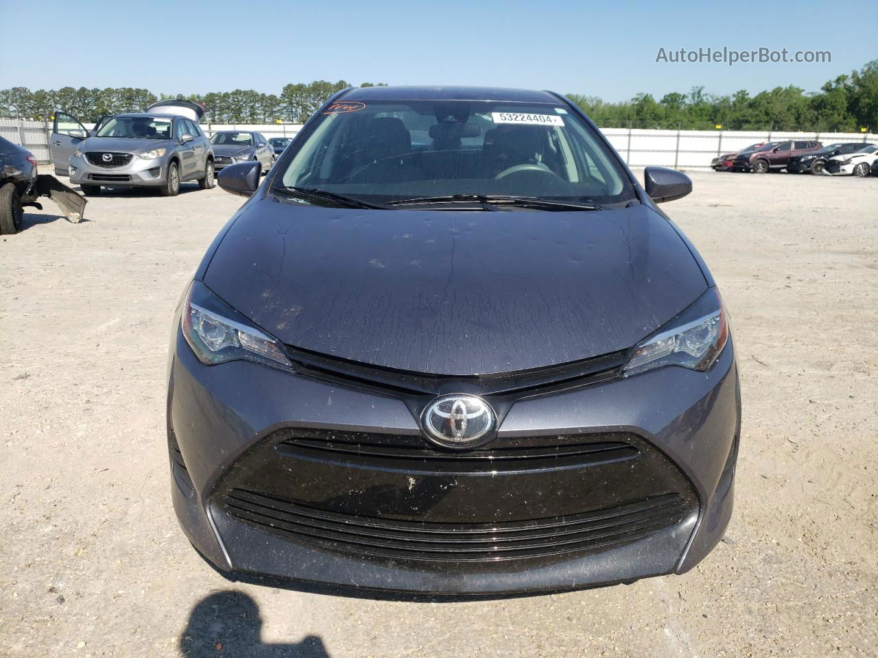 2019 Toyota Corolla L Blue vin: 5YFBURHEXKP936508