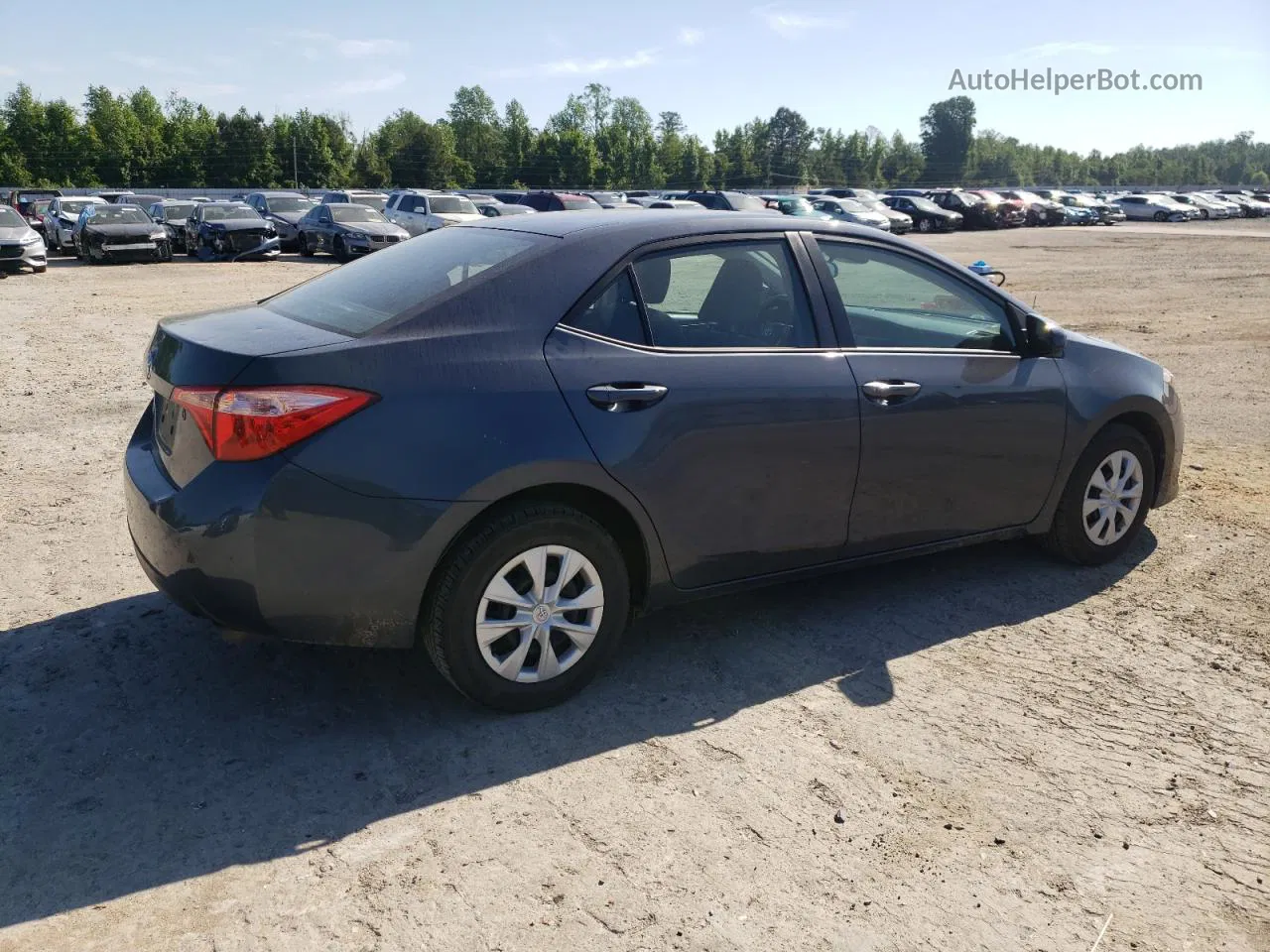 2019 Toyota Corolla L Blue vin: 5YFBURHEXKP936508