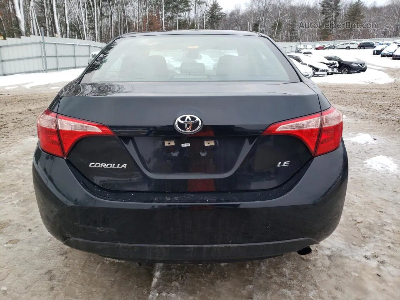 2019 Toyota Corolla L Black vin: 5YFBURHEXKP937576