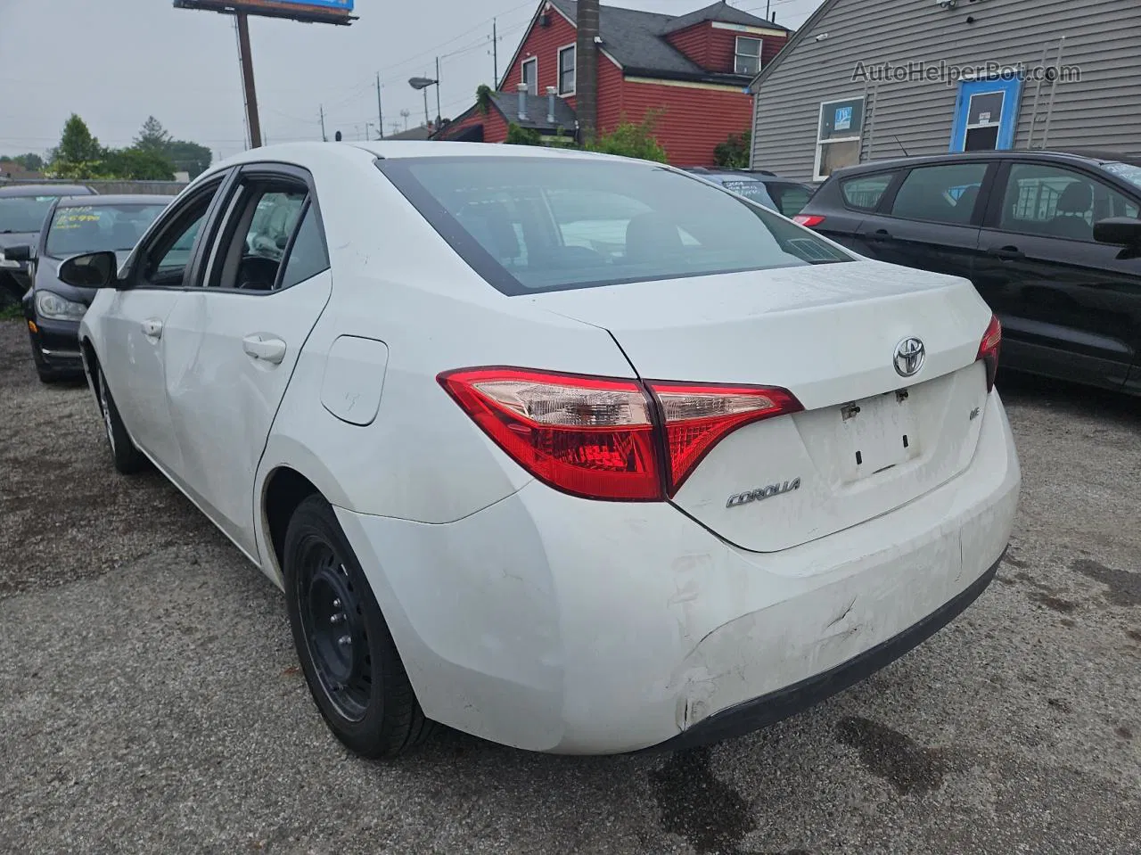 2019 Toyota Corolla L White vin: 5YFBURHEXKP939683