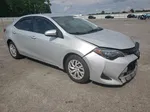 2019 Toyota Corolla L Silver vin: 5YFBURHEXKP943717