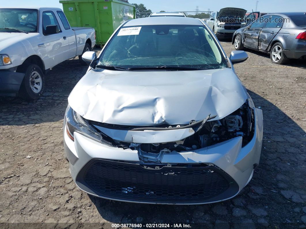 2021 Toyota Corolla L Серебряный vin: 5YFDPMAE1MP188411