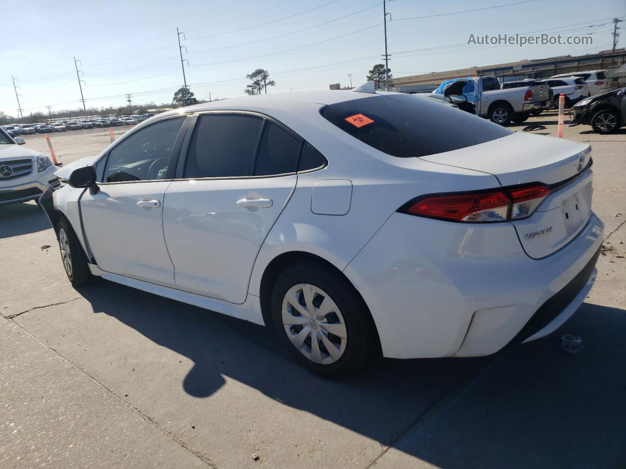 2021 Toyota Corolla L White vin: 5YFDPMAE9MP187569