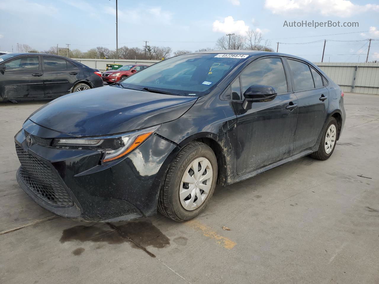 2020 Toyota Corolla L Blue vin: 5YFDPRAE1LP063484