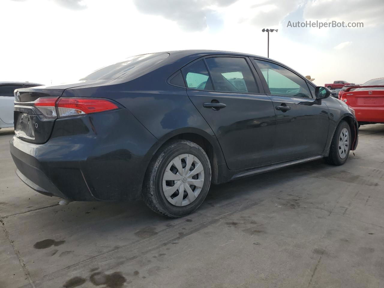 2020 Toyota Corolla L Синий vin: 5YFDPRAE1LP063484