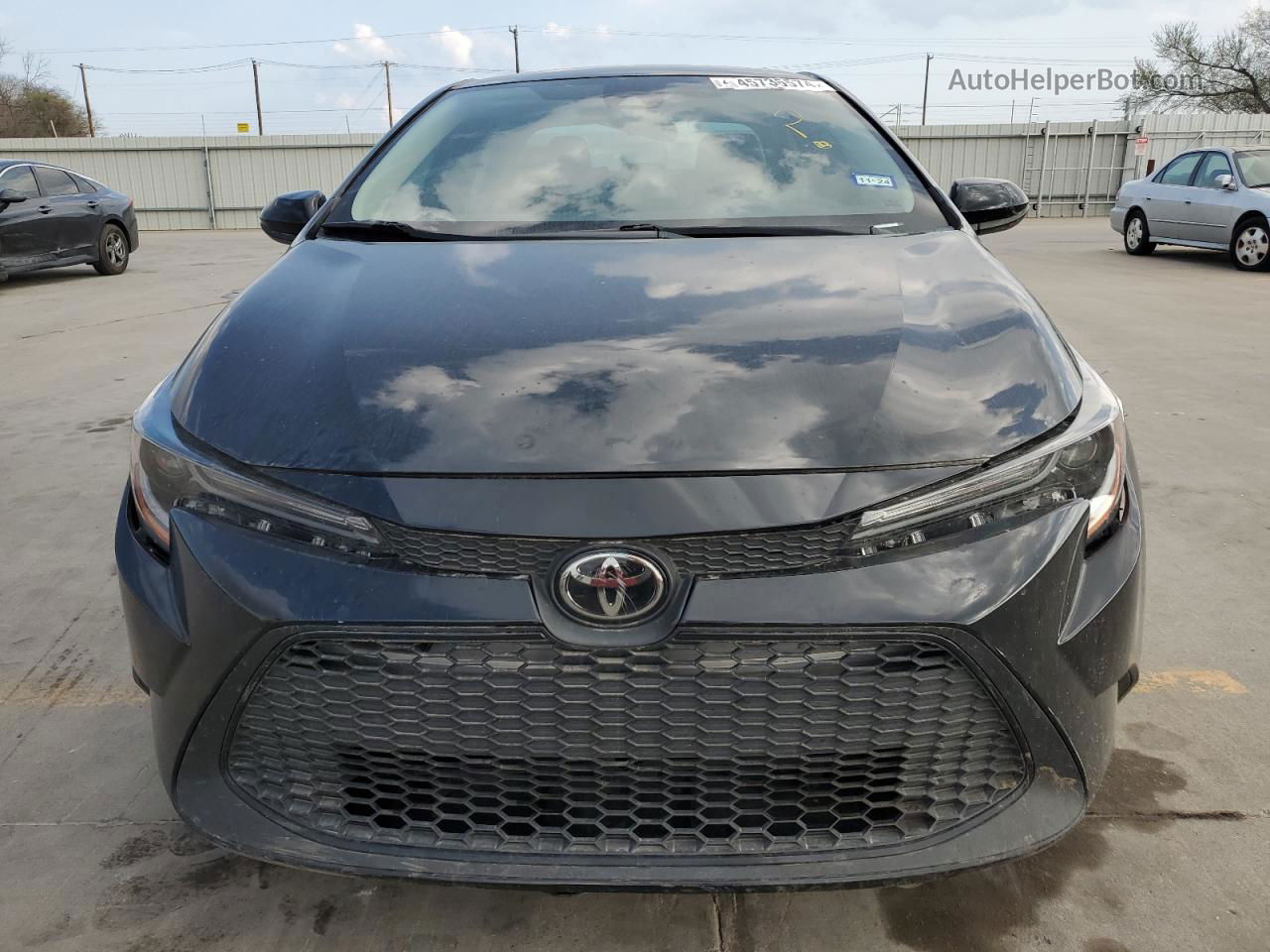 2020 Toyota Corolla L Blue vin: 5YFDPRAE1LP063484