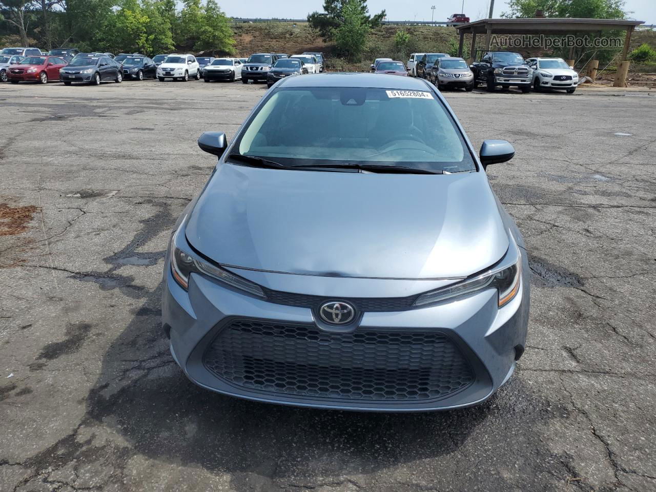 2020 Toyota Corolla L Blue vin: 5YFDPRAE2LP075868