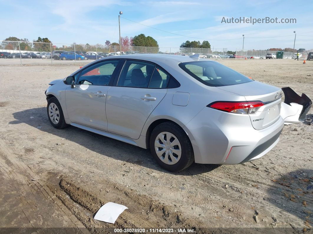 2020 Toyota Corolla L Silver vin: 5YFDPRAE6LP098568