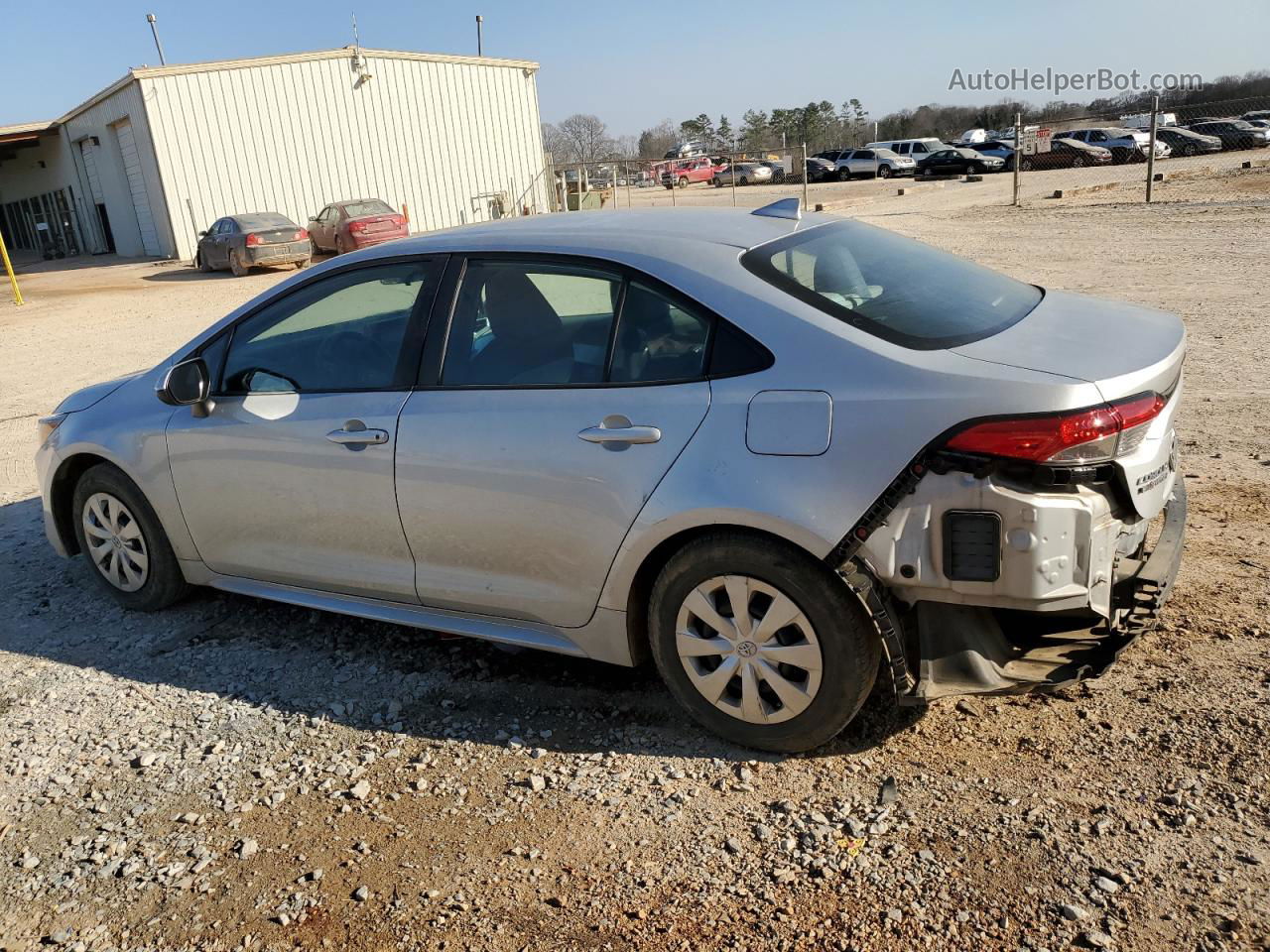 2020 Toyota Corolla L Silver vin: 5YFDPRAE7LP125096