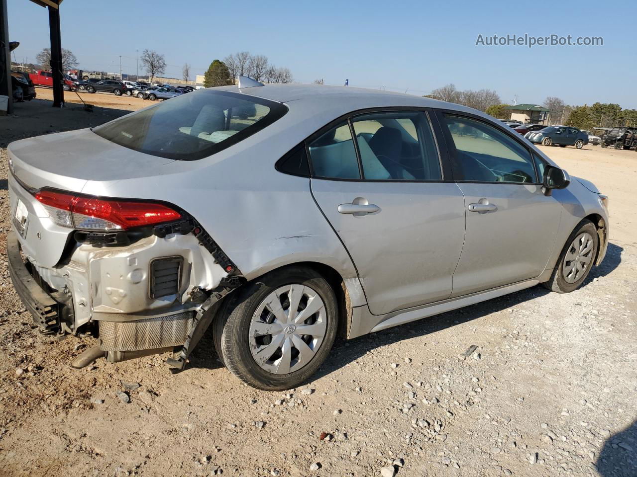 2020 Toyota Corolla L Silver vin: 5YFDPRAE7LP125096