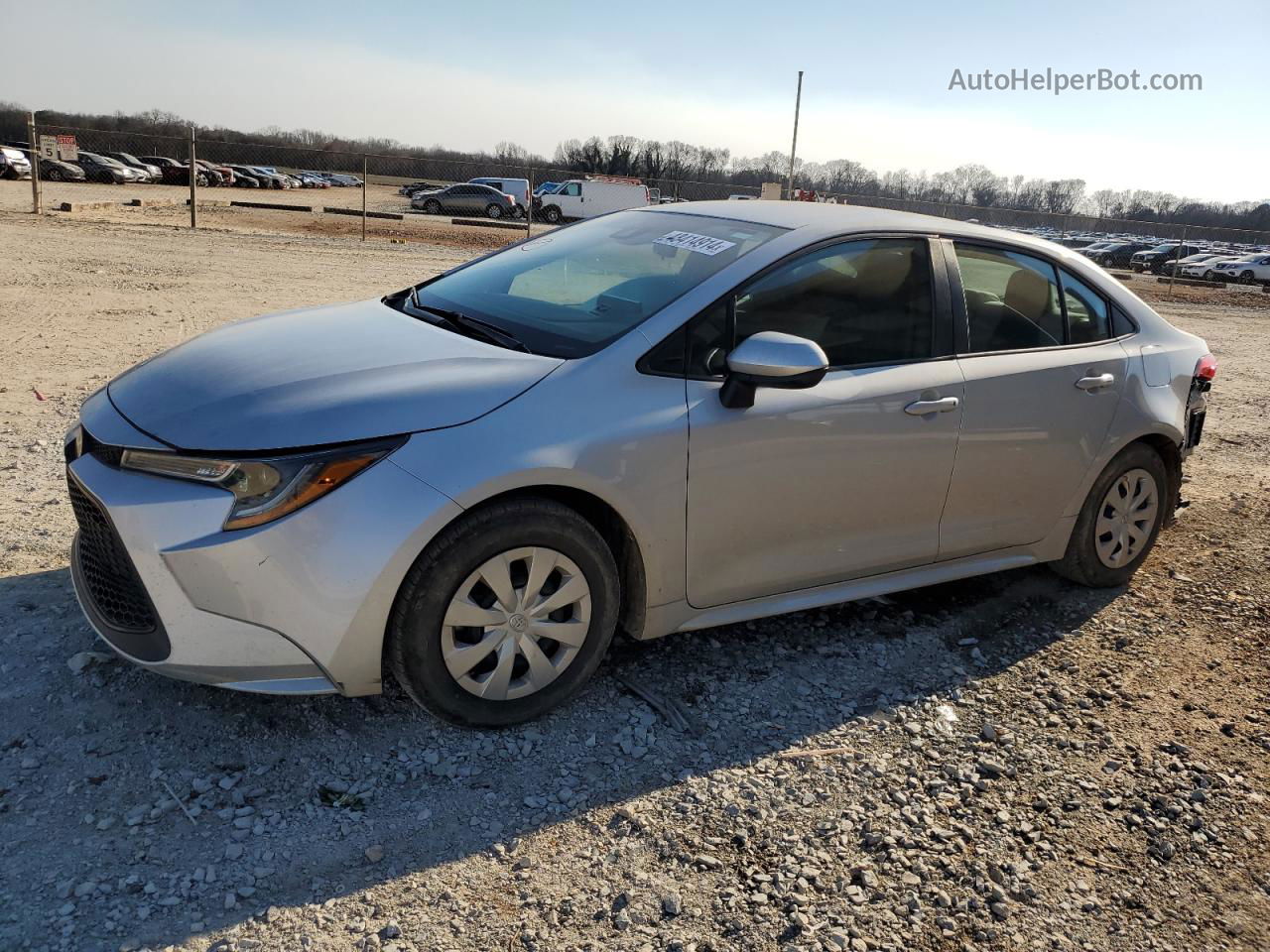 2020 Toyota Corolla L Silver vin: 5YFDPRAE7LP125096