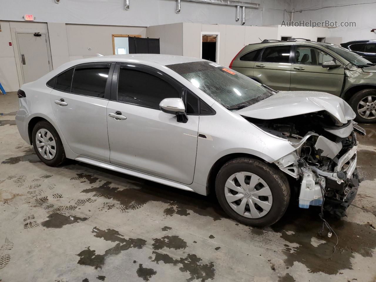 2020 Toyota Corolla L Silver vin: 5YFDPRAE8LP030322