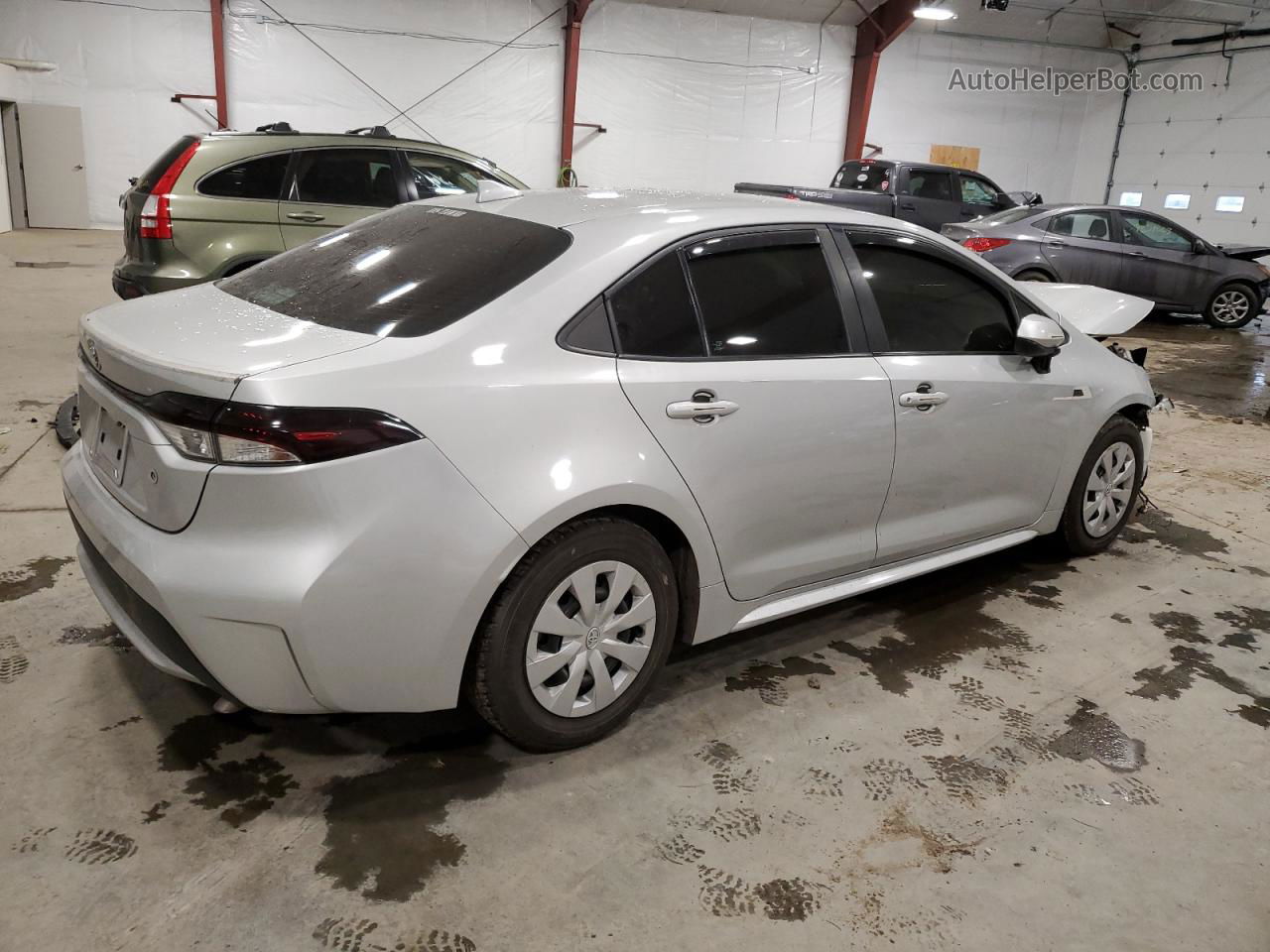 2020 Toyota Corolla L Silver vin: 5YFDPRAE8LP030322