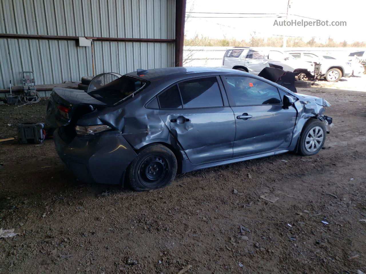 2020 Toyota Corolla L Серый vin: 5YFDPRAE9LP069324