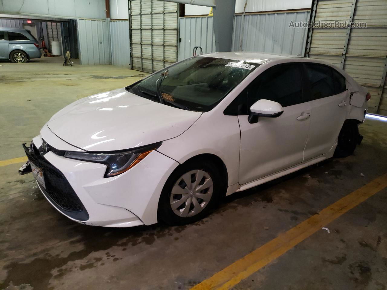 2020 Toyota Corolla L White vin: 5YFDPRAEXLP074791