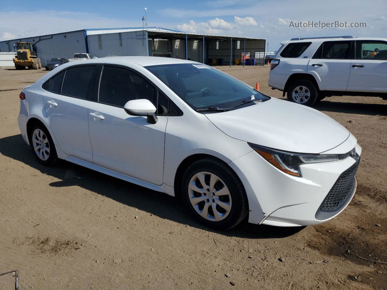 2021 Toyota Corolla Le Белый vin: 5YFEPMAE0MP150267