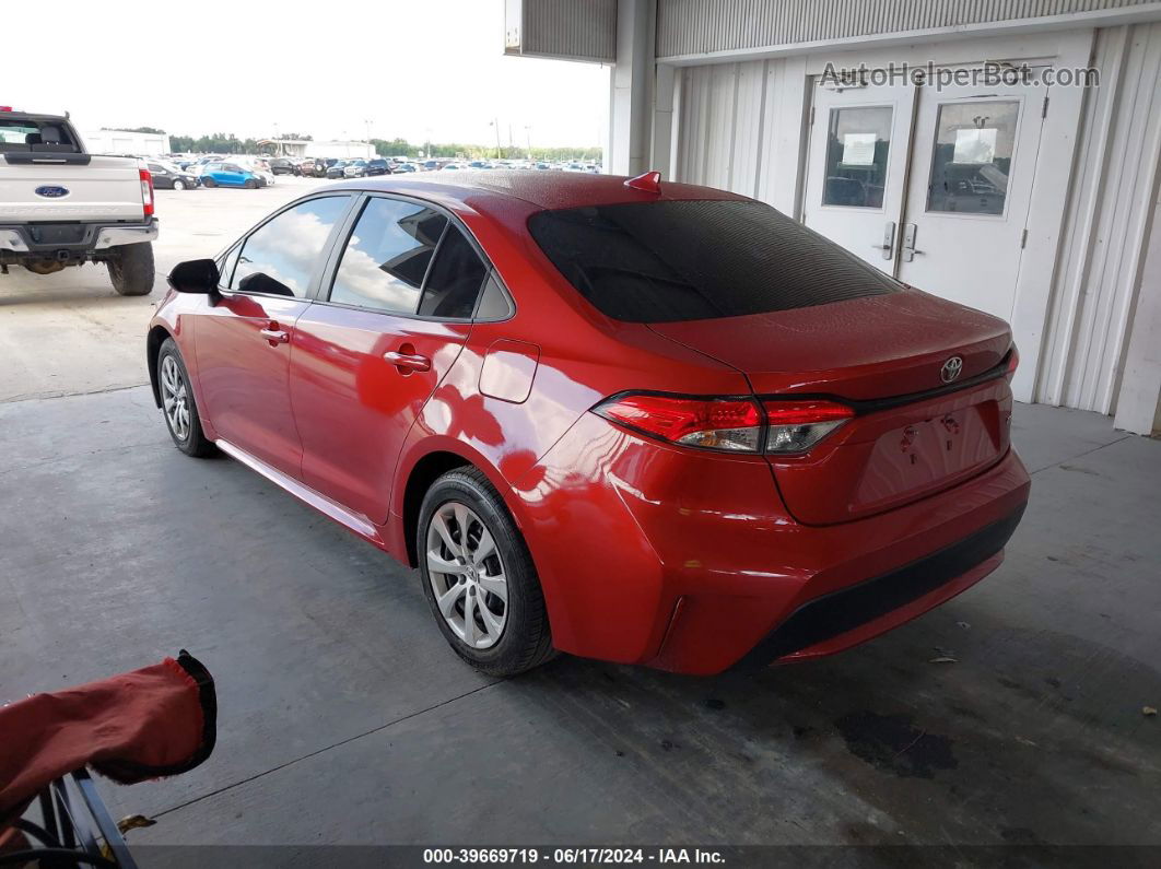 2021 Toyota Corolla Le Red vin: 5YFEPMAE0MP151869