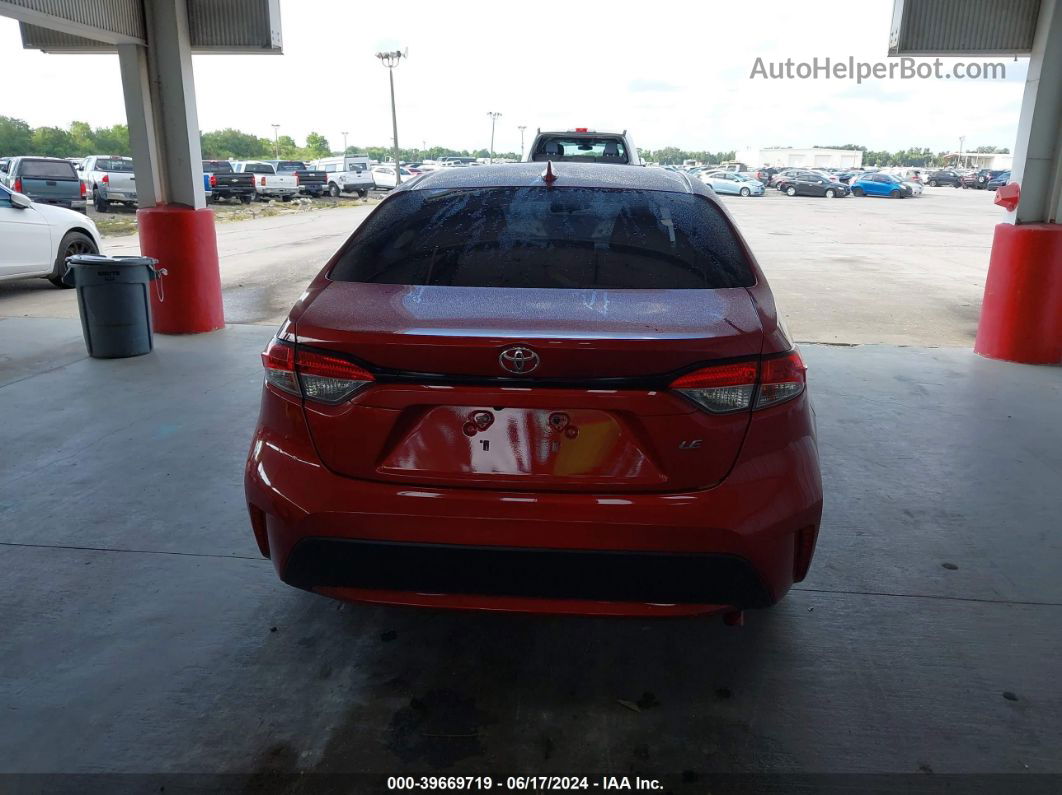 2021 Toyota Corolla Le Red vin: 5YFEPMAE0MP151869