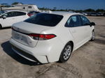 2021 Toyota Corolla Le White vin: 5YFEPMAE0MP160054