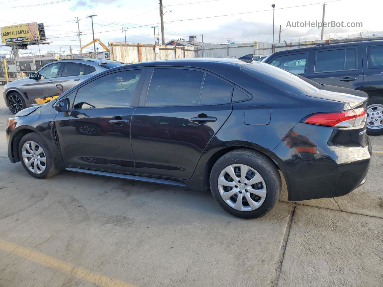 2021 Toyota Corolla Le Black vin: 5YFEPMAE0MP186900