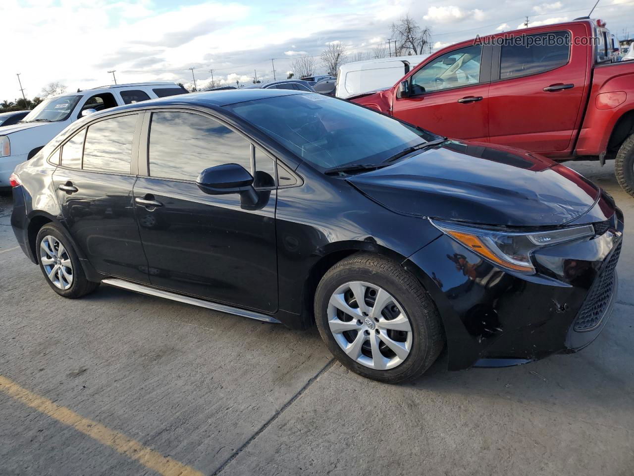 2021 Toyota Corolla Le Black vin: 5YFEPMAE0MP186900