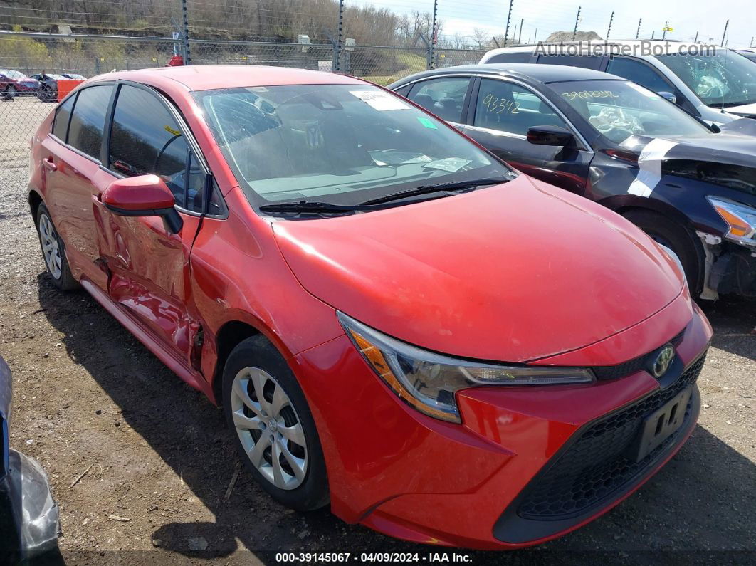 2021 Toyota Corolla Le Red vin: 5YFEPMAE0MP195323