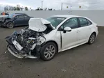 2021 Toyota Corolla Le White vin: 5YFEPMAE0MP204988