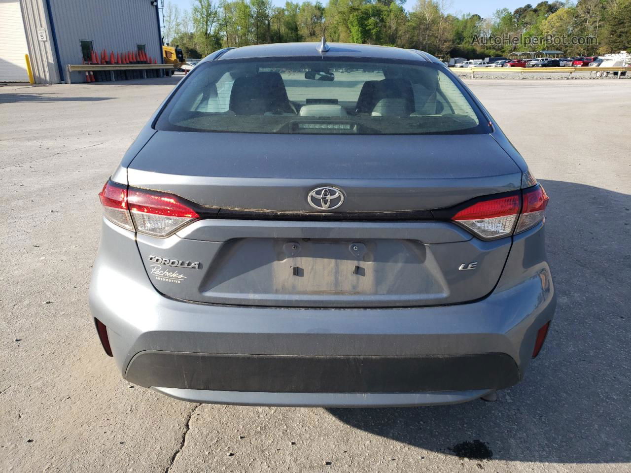 2021 Toyota Corolla Le Синий vin: 5YFEPMAE0MP208250