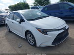 2021 Toyota Corolla Le White vin: 5YFEPMAE0MP208930