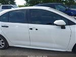 2021 Toyota Corolla Le White vin: 5YFEPMAE0MP208930