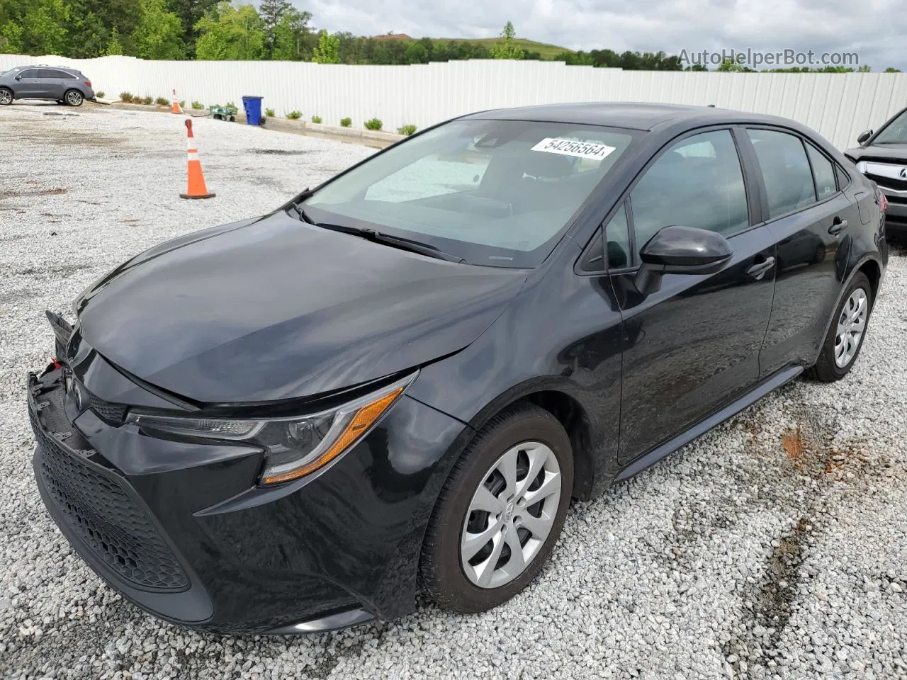 2021 Toyota Corolla Le Black vin: 5YFEPMAE0MP217983