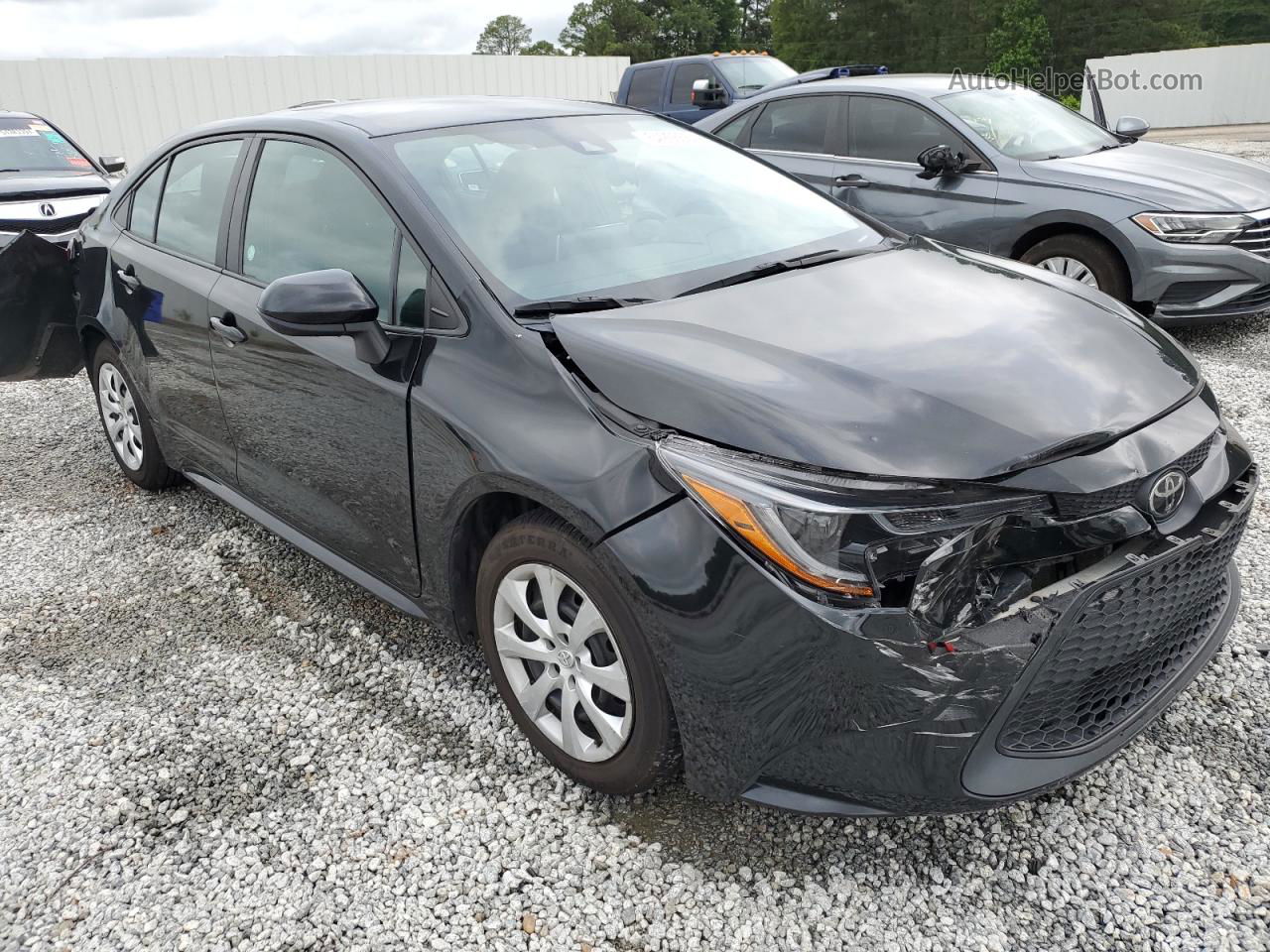 2021 Toyota Corolla Le Black vin: 5YFEPMAE0MP217983