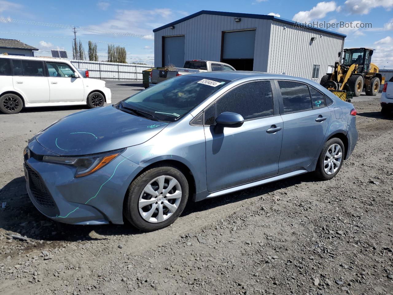 2021 Toyota Corolla Le Blue vin: 5YFEPMAE0MP223282