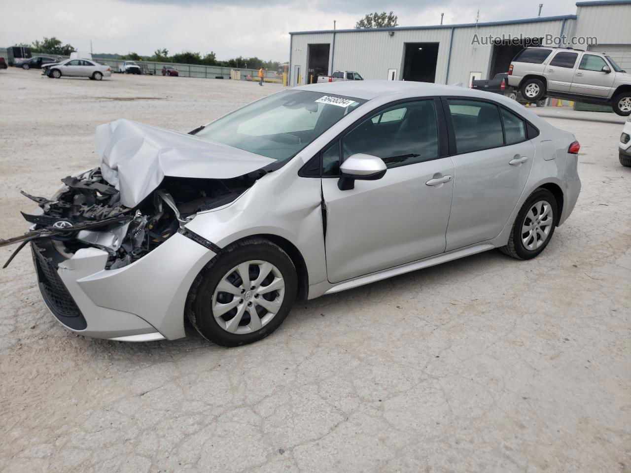 2021 Toyota Corolla Le Silver vin: 5YFEPMAE0MP243838