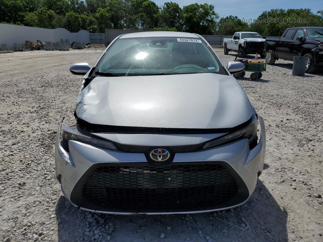 2021 Toyota Corolla Le Silver vin: 5YFEPMAE0MP253141