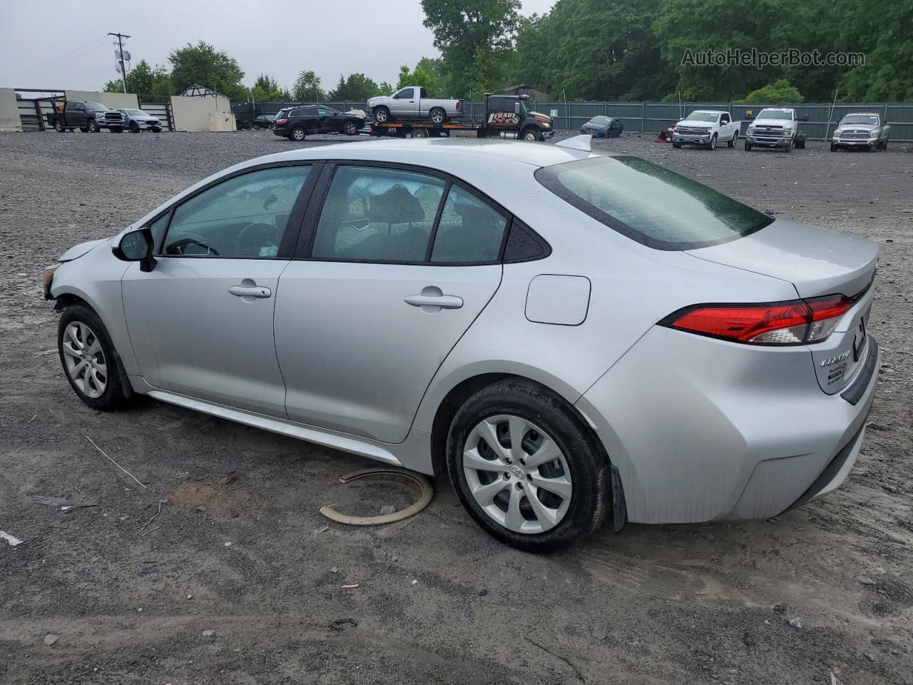 2021 Toyota Corolla Le Silver vin: 5YFEPMAE0MP262311