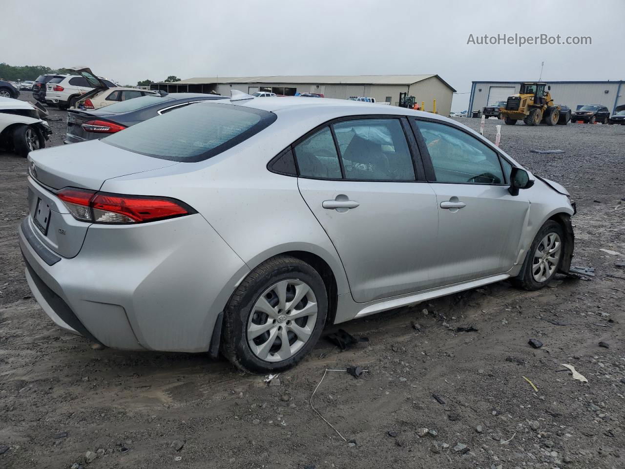 2021 Toyota Corolla Le Silver vin: 5YFEPMAE0MP262311