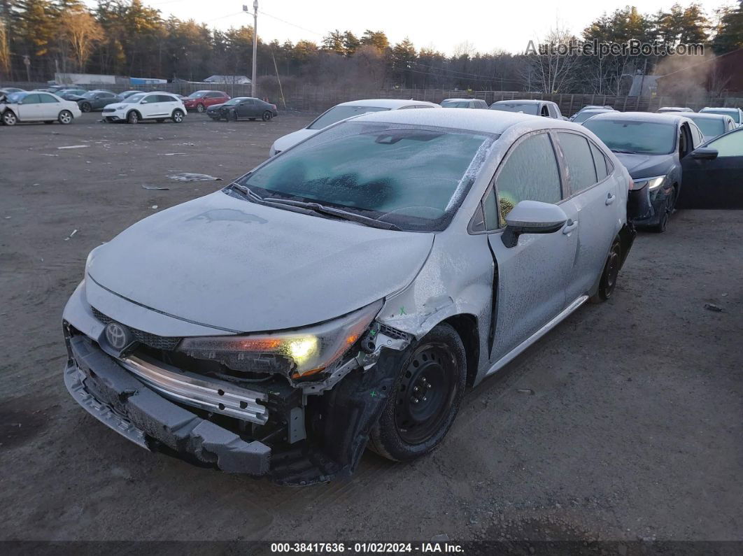 2021 Toyota Corolla Le Silver vin: 5YFEPMAE1MP165733