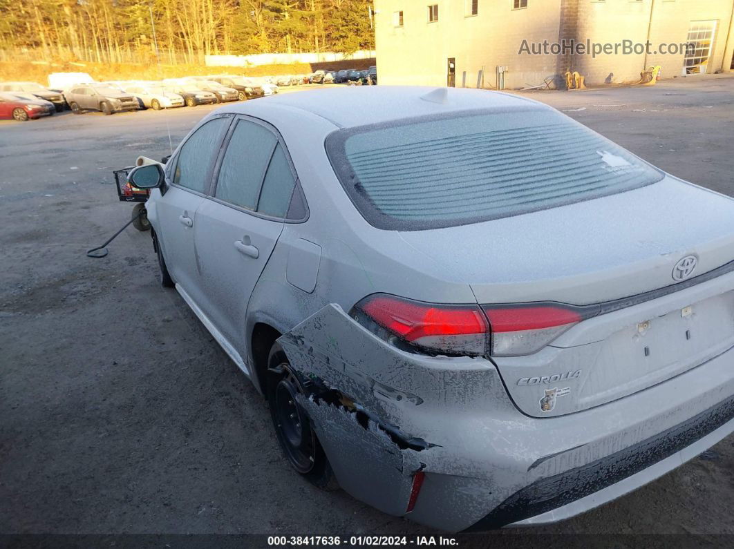 2021 Toyota Corolla Le Silver vin: 5YFEPMAE1MP165733