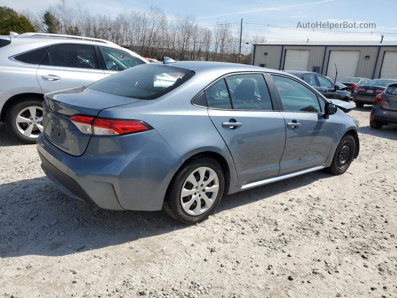 2021 Toyota Corolla Le Blue vin: 5YFEPMAE1MP203123