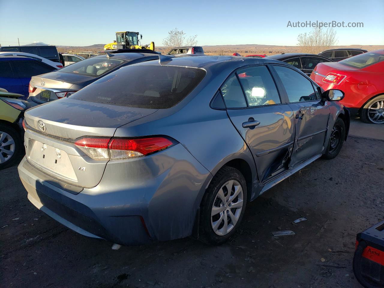 2021 Toyota Corolla Le Blue vin: 5YFEPMAE1MP209911