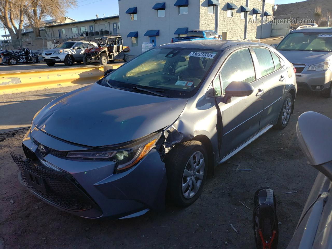 2021 Toyota Corolla Le Blue vin: 5YFEPMAE1MP209911