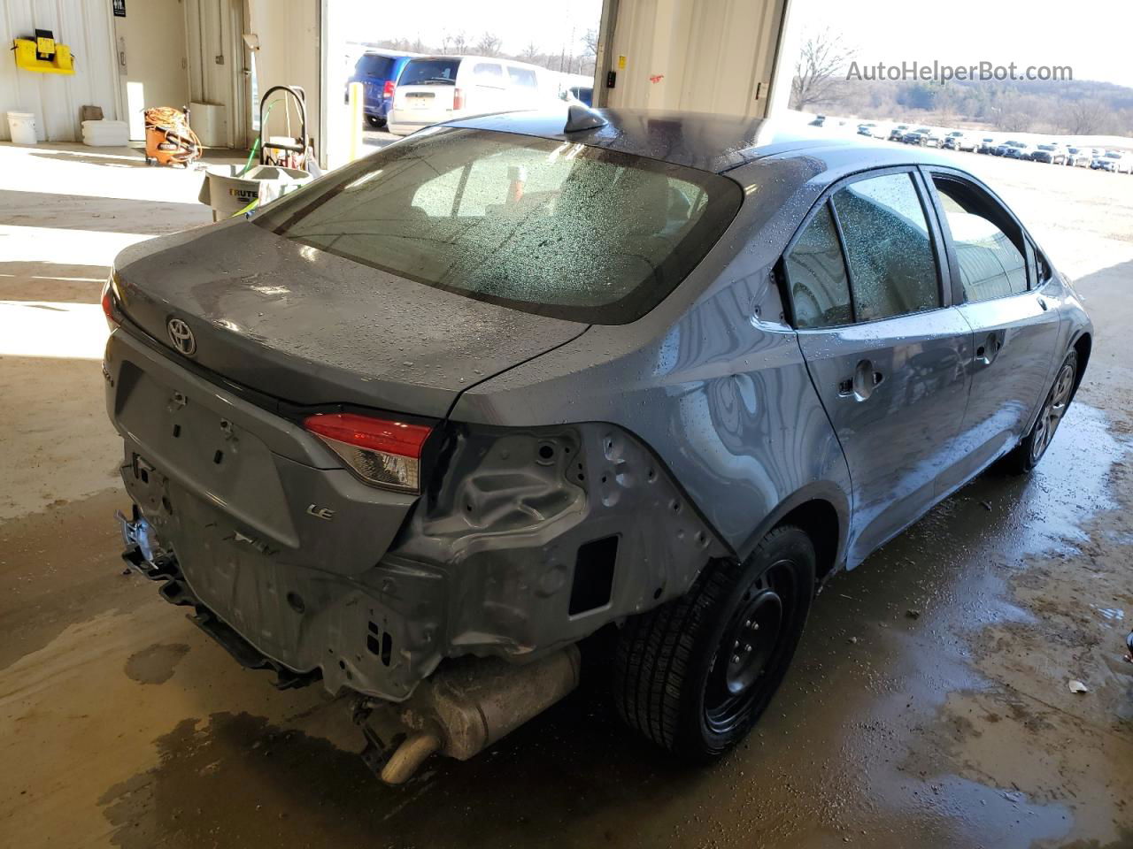 2021 Toyota Corolla Le Gray vin: 5YFEPMAE1MP246330