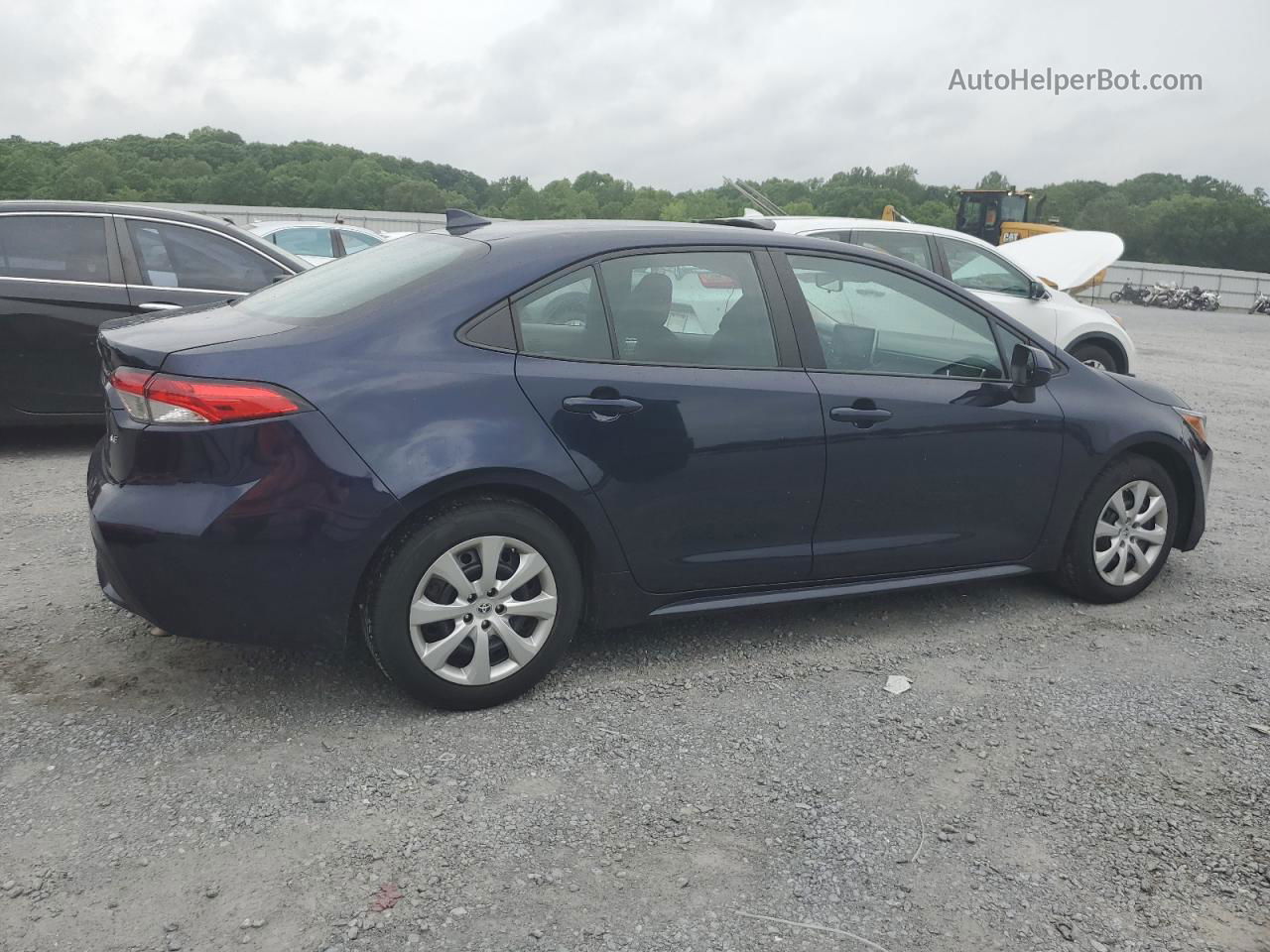 2021 Toyota Corolla Le Blue vin: 5YFEPMAE1MP250071