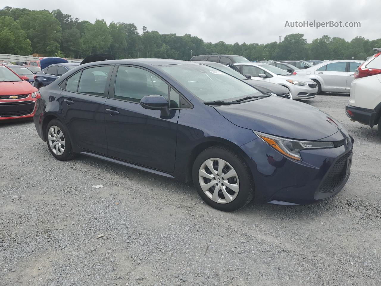 2021 Toyota Corolla Le Blue vin: 5YFEPMAE1MP250071