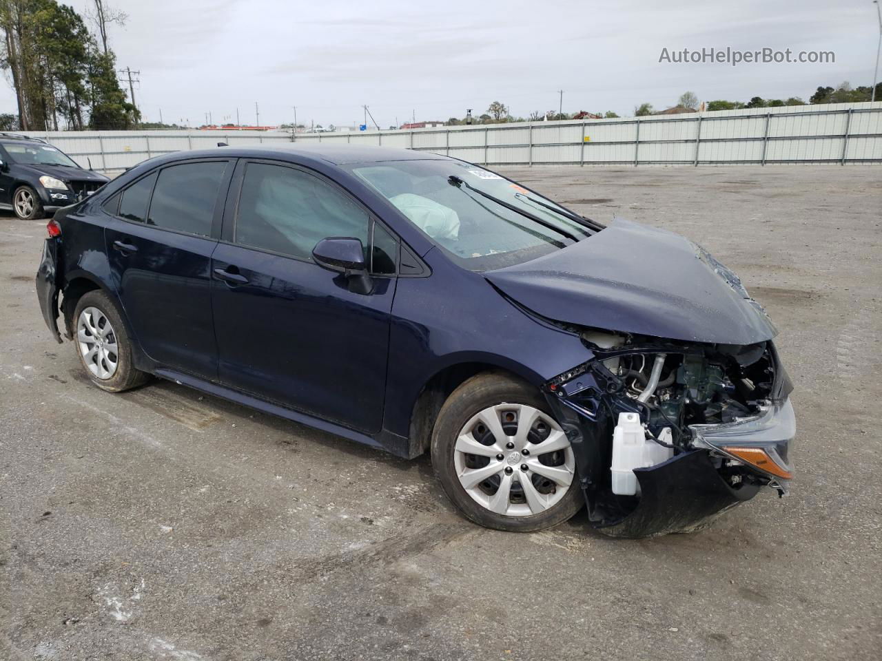 2021 Toyota Corolla Le Синий vin: 5YFEPMAE2MP166115