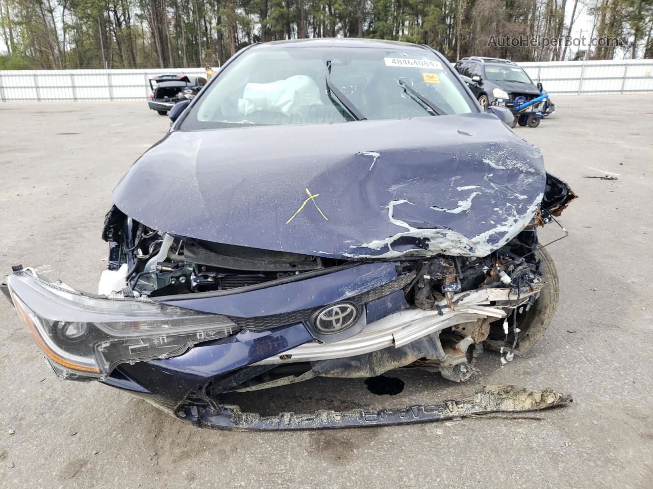 2021 Toyota Corolla Le Blue vin: 5YFEPMAE2MP166115