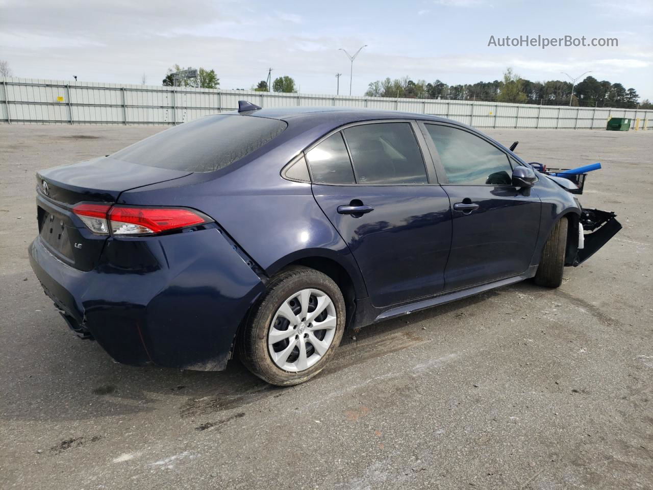 2021 Toyota Corolla Le Blue vin: 5YFEPMAE2MP166115